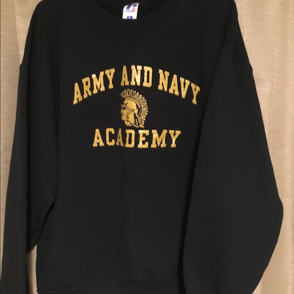 Army and Navy Academy Crew Neck Sweatshirt.